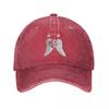 Depeches Coole Modische Baseballkappen Retro Verwaschener Denim Snapback Hut Unisex Damen Outdoor Laufen Golf Verstellbare Kappen Mütze