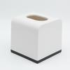 Napkin Case Durable Construction Large Capacity Solid Color Paper Box Easy To Fill Decorative Cube Tissue Holder Dispenser