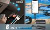 USB-C to Lightning SD Card Reader (6-in-1) Charging Cable Adapter for iPhone 16, 15, 14, USB 3.02.0 Dual Port, Micro SD, TF, Flash Memory Transfer,