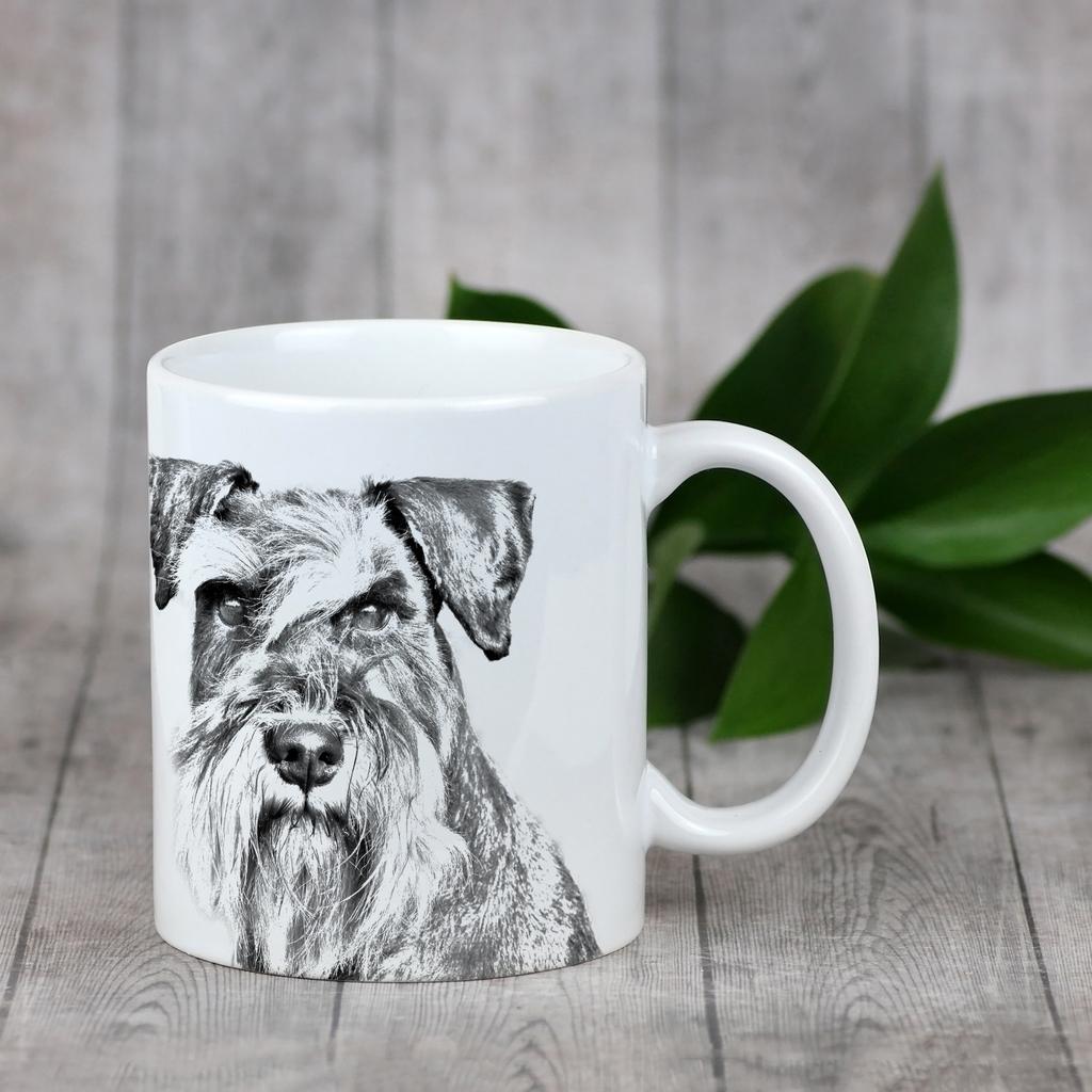 Schnauzer - Cup with a Dog, Cute Cup with Graphics, a Gift with Your Photo from the Art-Dog Brand