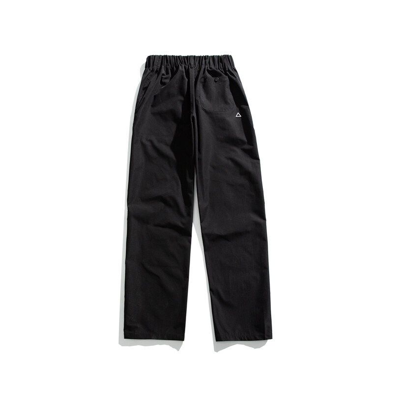 American-Style Outdoor Workwear Functional Softshell Pants, Spring and Summer Fashion, Triangle Logo, Loose Fit, Versatile Casual Tapered Men's Pants