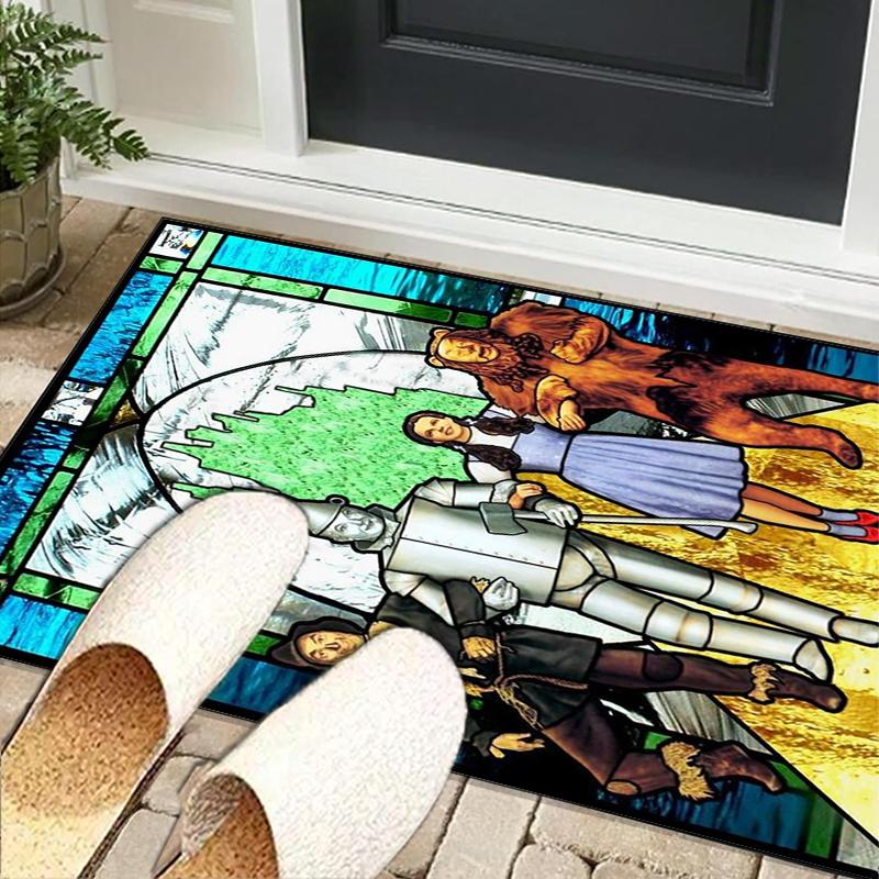 Wonderful Wizard Adventure Office Rug Chair Mat, Game Carpet, Suitable for Front Door, Bedroom, Living Room, Desk, Holiday Gift