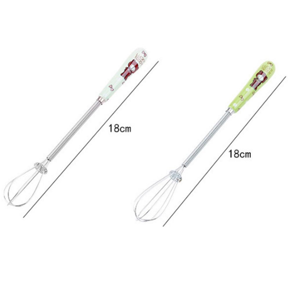 1Pcs Egg Beater Coffee Milk Drink Mini Mixer Ceramic Handle Stirring Whisk Frother Foamer Practical Kitchen Gadgets