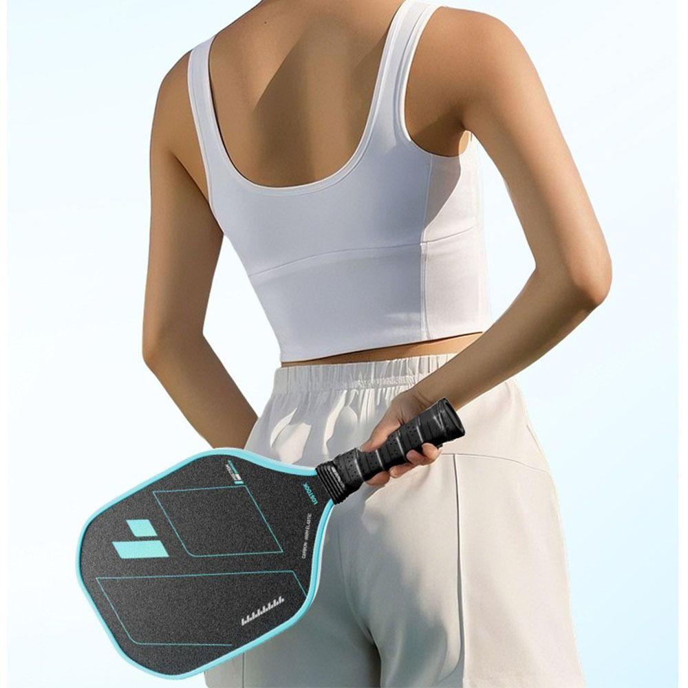 Glass Fibre Face Pickleball Racquet Non Slip Grip Pickleball Training Equipment  Men