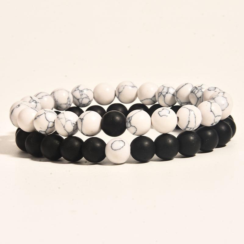 

Браслет из агата, тигрового глаза и лавового камня для пары, 8 мм – Горячий товар для трансграничной торговли