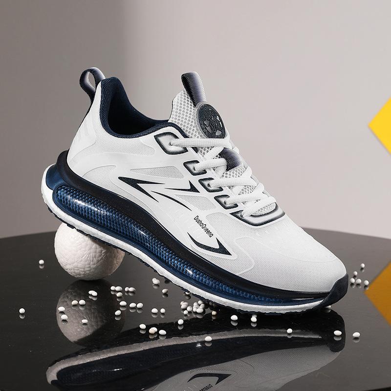 2025 New Spring Men's Popcorn Running Shoes Student Physical Education Class Leisure Sports Large Size Trendy Shoes