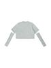SALAD BAGUNI Half Sleeve Pullover With Warmer_Gray