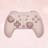 QRD Junior E5 Cute Mini Compatible with Pink Gamepad, Pocket-Sized Controller, Switch/PC/Android/IOS,