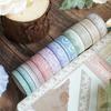 YUBBAEX Volume 12 Race Masking Tape Set Retro Print Washi ArtDIY CraftBullet Journal SuppliesPlannerScrapbookCard Gift Wrapping