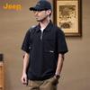 Jeep Men's Cotton Blend Stretch Polo Shirt