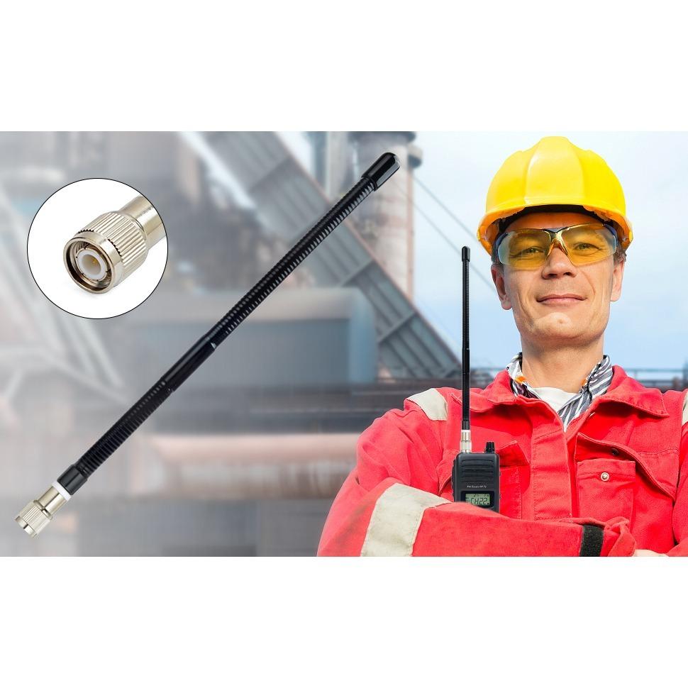 Connector CB Wireless Antenna Rubber Antenna Compatible with President Randy-3 PNI Escort HP 72 27MHz Handheld Radio