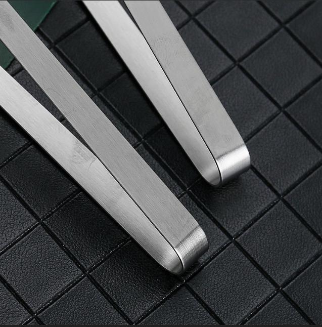 Stainless Steel Ice Clip with Thickened Design, Cute Snacks, Ice Cubes, and Food Clips