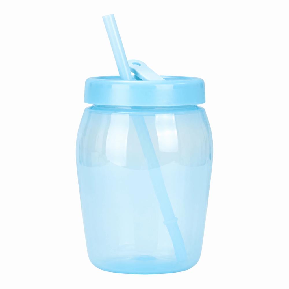 550ml Sippy Tumbler with Straw Coffee Cup Multi-functional Double Drinking Cup  Coffee Juice Milk