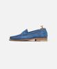 Custommood Rare Suede Penny Loafers (Marine Blue)