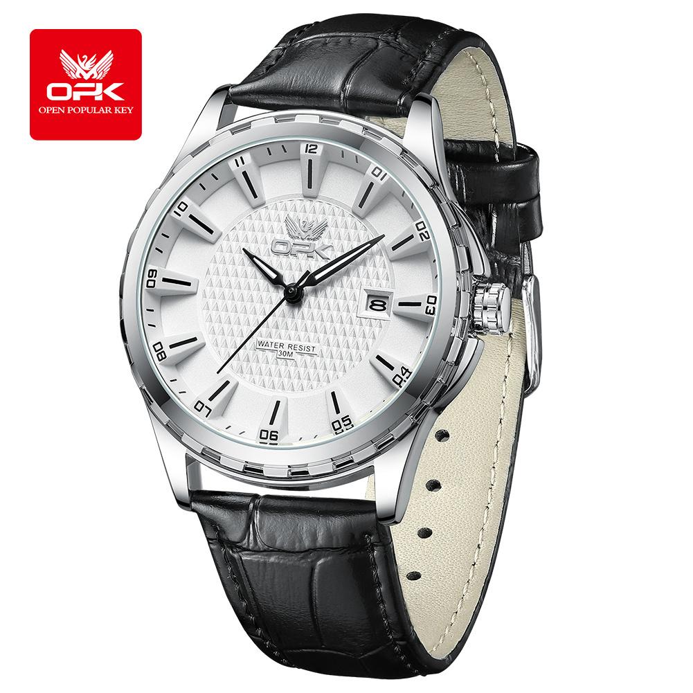 OPK 6037 Men's Quartz Watches Fashion Casual Luminous Waterproof Watches for Man