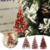 Cute Car Flat Pendants 2D Acrylic Tree Pendant Creative Christmas Tree Ornament  Holiday Decor