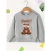 Kids Sweatshirt Cartoon Bear Pattern Is Full of Childlike Fun And Adds a Sense of Fashion