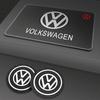 Car Coaster Mat Water Cup Pad PVC Silicone Non-Slip Pad Emblem Auto Accessories For Volkswagen VW GTI Polo Golf Passat Scirocco tik077