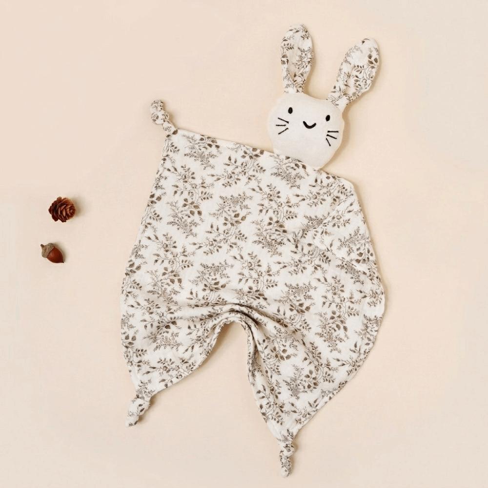 Cotton Security Blanket Double Layer Baby Lovey Cute Soothing Towel Nursery Comfort