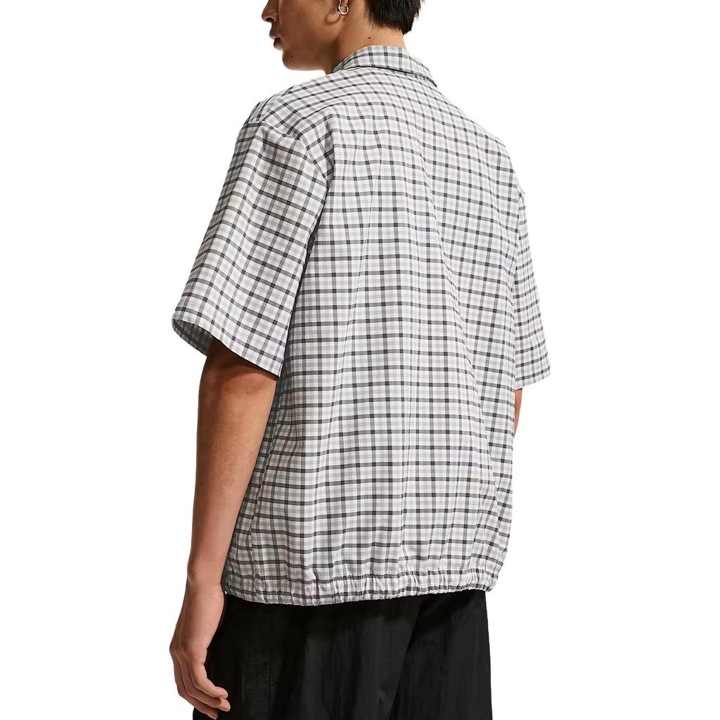 Nike Sportswear Club Plaid Drop Shoulder Casual Comfortable Shirt Men shirts IR7577-009