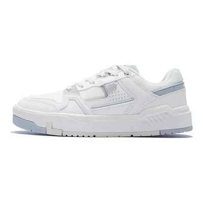 Li Ning ACE V2 Abrasion Resistant Breathable Low Top Skateboard Shoes Women's White Gray AGCS156-1