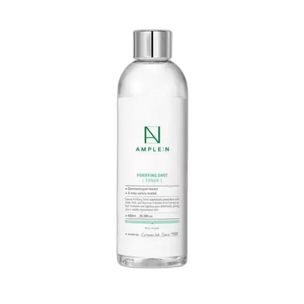 Coreana AMPLE N Purifying Shot Toner Pore Cleansing Glass Skin 600ml