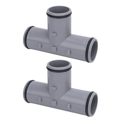 Connettore a T per tubo flessibile 2 pezzi per pompa filtro piscina P6362 Adattatore a T per tubo flessibile Raccordo per