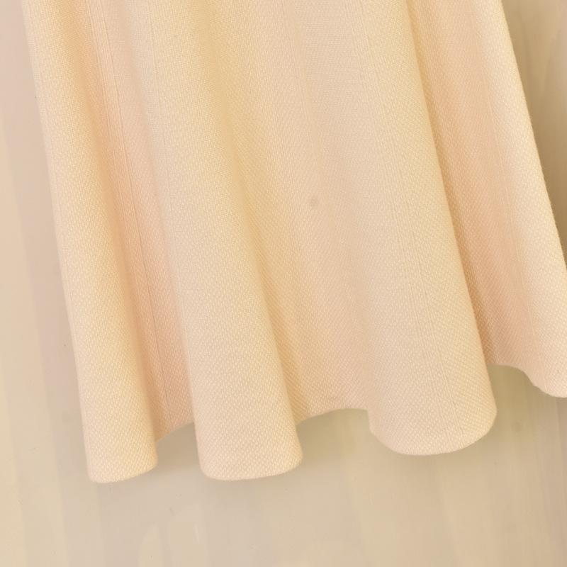 Women's Autumn and Winter High Waisted Elastic Knit Solid Colour Half-body Skirt