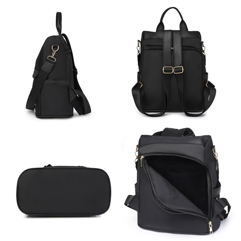 Women Casual Waterproof Nyl Backpack New Large Capacity Women's Travel Shoulder Bags Fashi Brand Female Anti Theft Rucksack