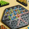 Chain Triangle Chess Game Triggle Rubber Band Game Educational Interactive Game Battle Set For Family Party Gift