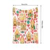 Fluffy Throw Blanket Cozy Soft Warm Home Decor Bedding Gift Christmas Pattern Decorative Plush Microfiber