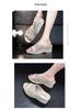 Women's 2025 Fashion High Heel Non-Slip Slippers - Summer Hollow Out, Comfortable, Thick Sole, One-Strap Design for Outdoor Use
