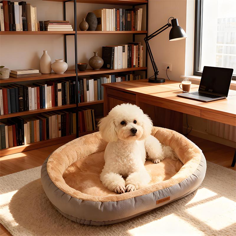 Winter Warm Small Dog Kennel Sleeping Puppy Cushion Cat Supplies  Accessories Washable Calming Sofa Cat Dog Pet Bed