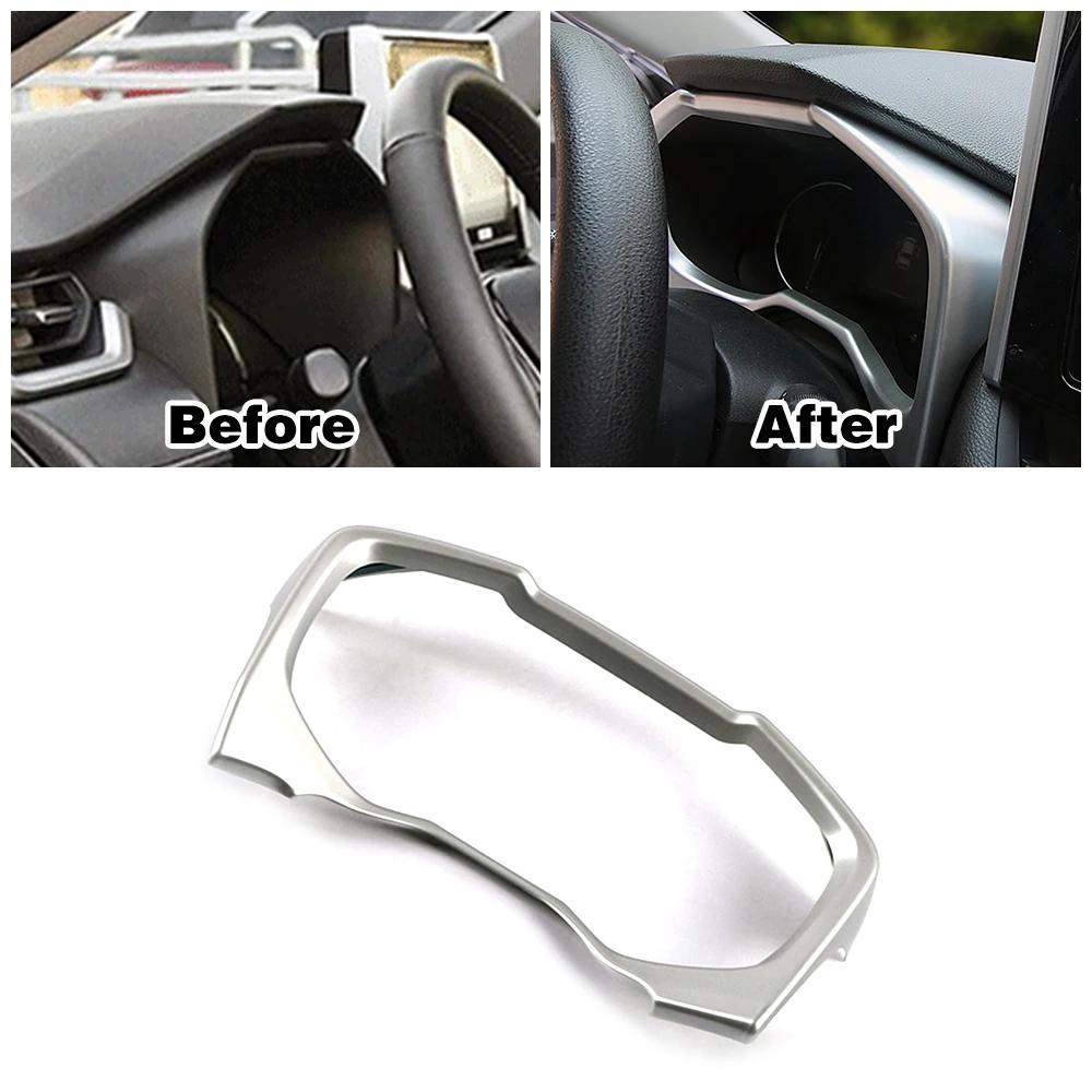 For Toyota Rav 4 Rav4 5 Gen 2019-2024 Interior Moulding Dashboard Central Control Color Change Modify ABS Matte Silver Sticker