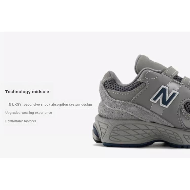 New Balance NB 2002R Comfortable Casual Low-Top Running Shoes Kids Sneakers Gray IV2002R0