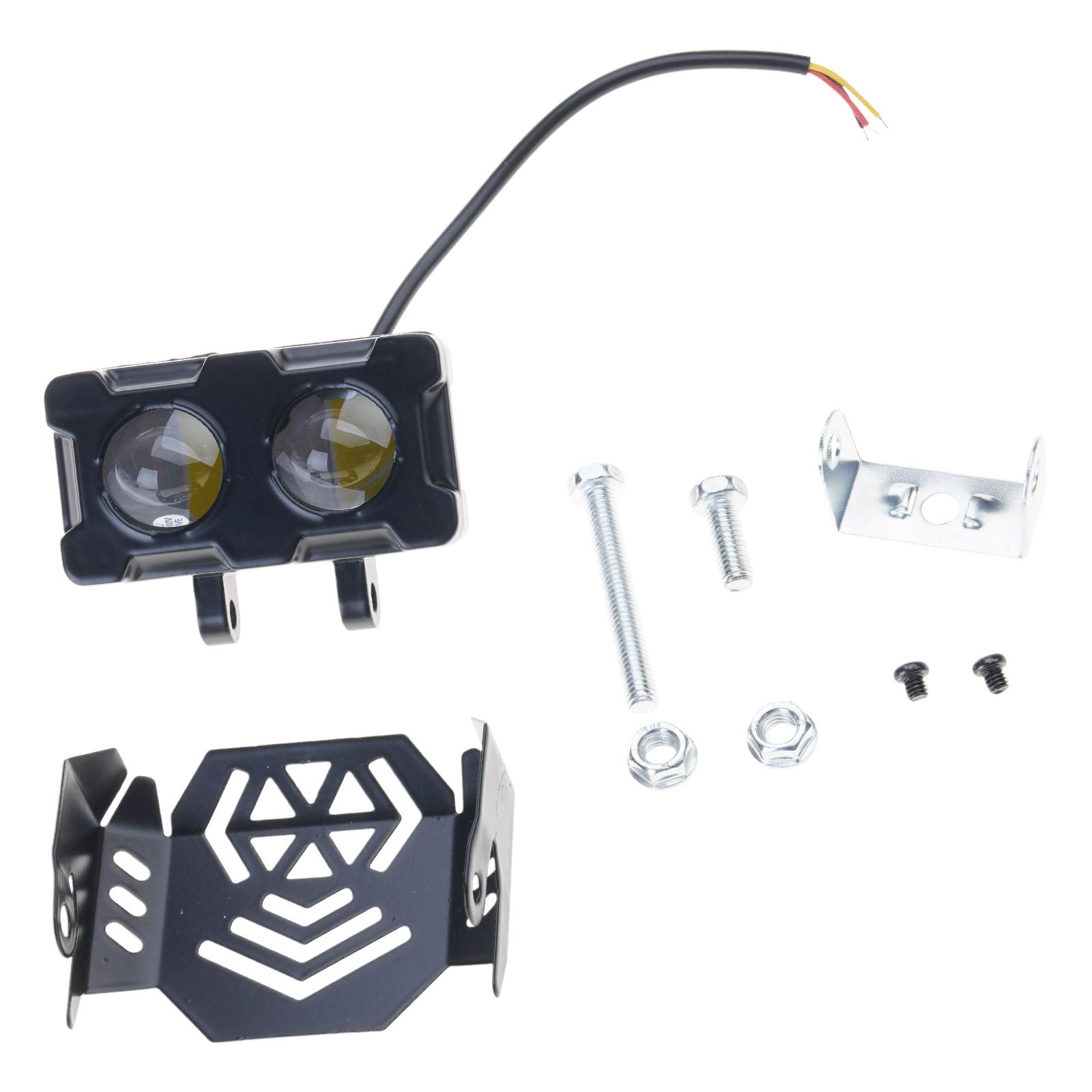 

Advanced Motorcycle Work Light with White Yellow LEDs for City Streets Country Roads and Challenging Weather Conditions 1