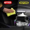 Car Seat Plastic Trim Revitalizer Cream Strong Automotive Leather Plastic Protection Cream Set for Vehicle Interiors