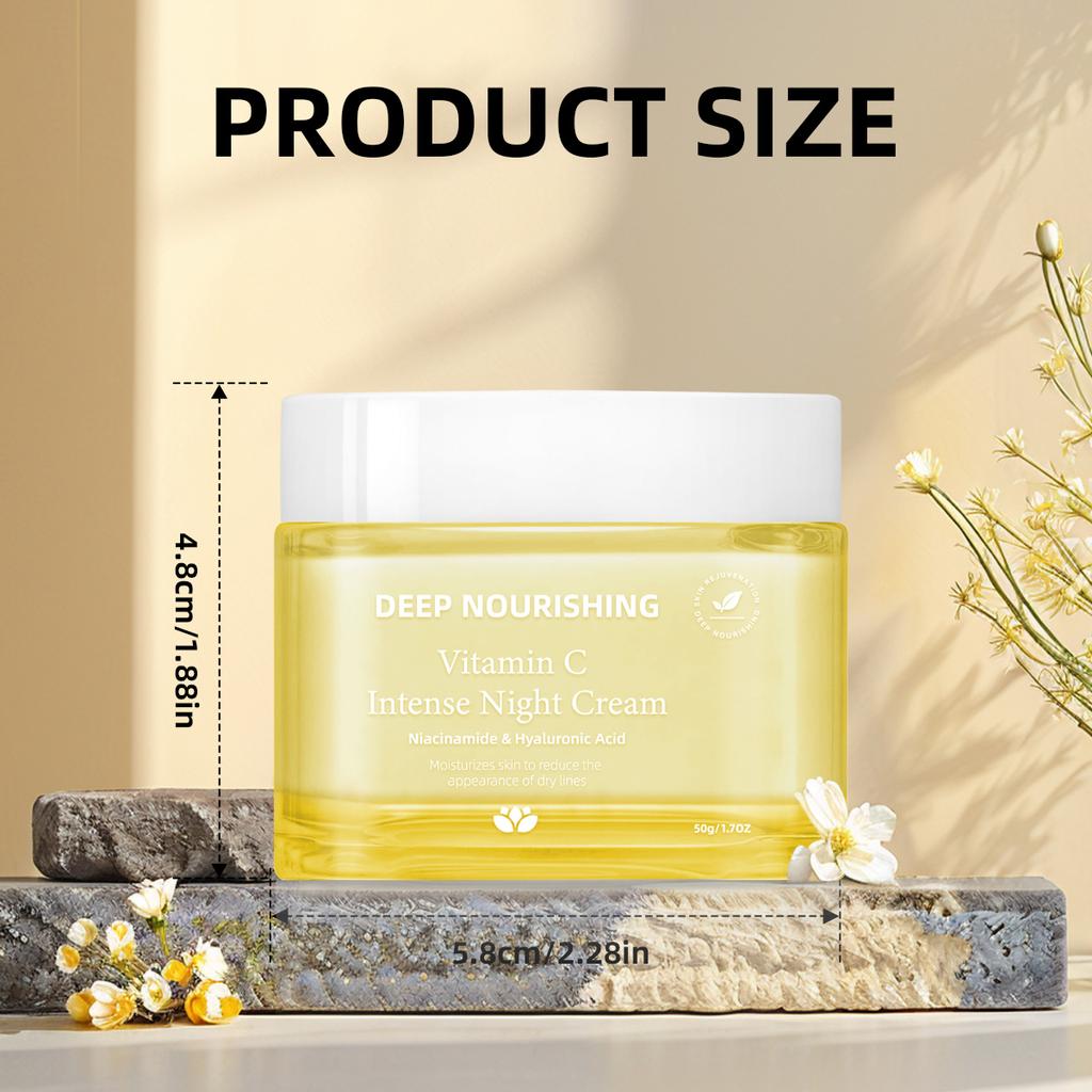 Vitamin C Intensive Night Cream 50g – Brightening & Hydrating Anti-Aging Face Cream