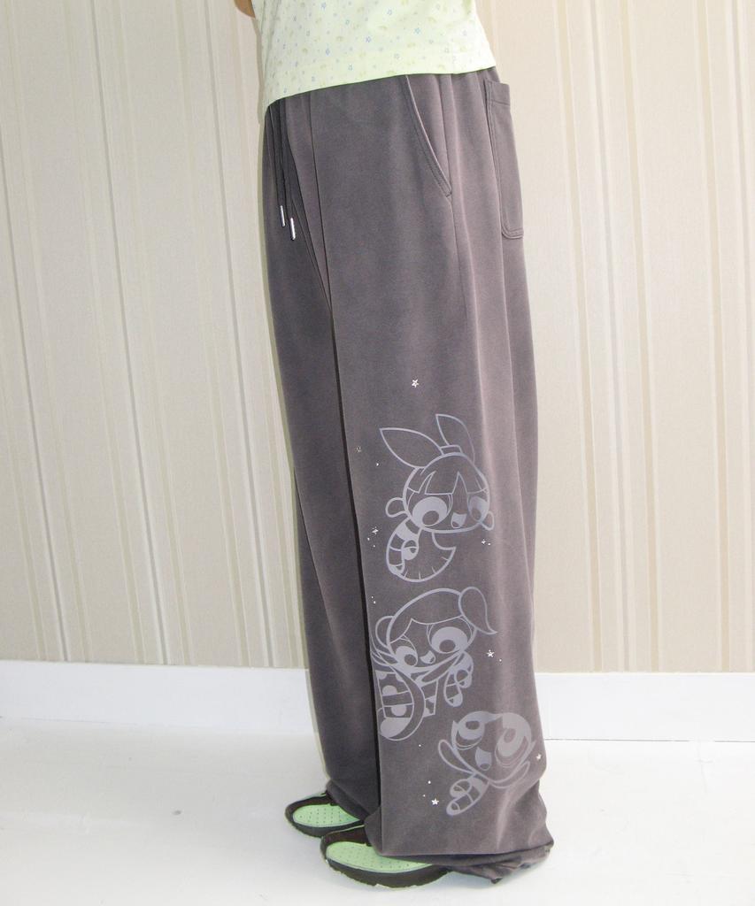 AMES-WORLDWIDE Ppg Hotfix Drawing Sweat Pants Deep Charcoal