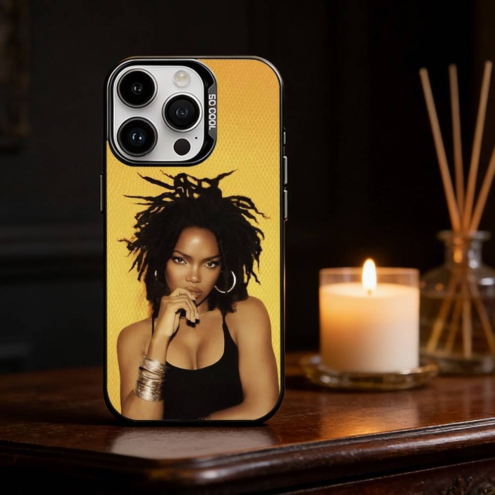 

Singer L-Lauryn Hill Phone Case Color Silver Shell For IPhone 17 16 15 14 13 12 11 Pro Max Plus iPhone16promax