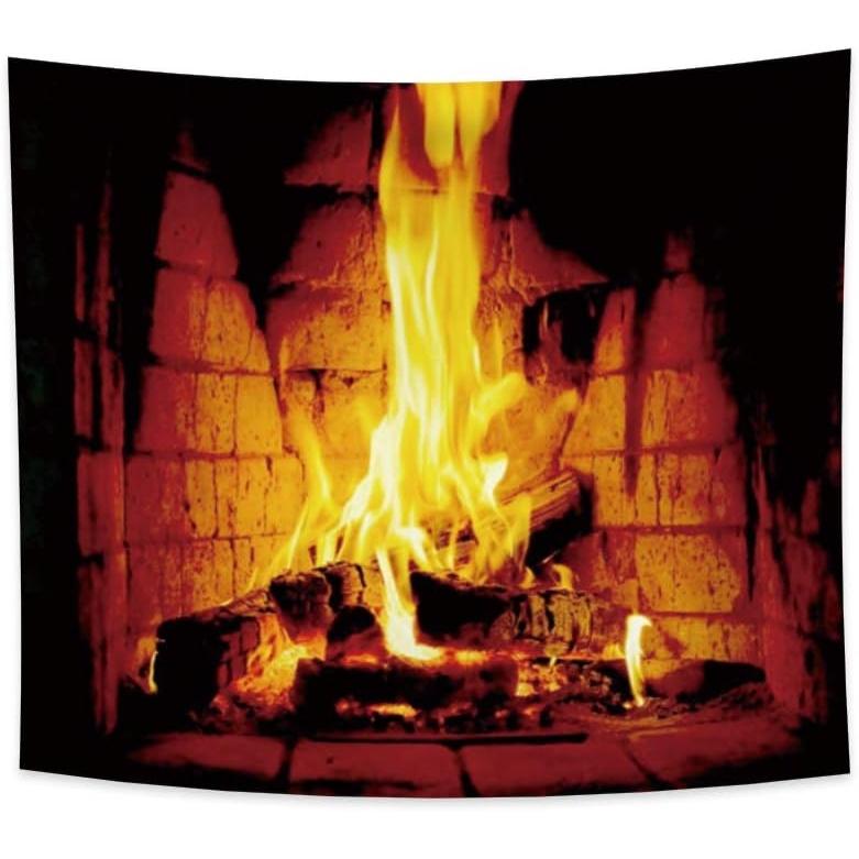 Haoyiyi tapestry burning fire fireplace 75x100