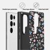 Korean floral bow Samsung S26Ultra mobile phone case ins wind two-in-one film case S24 anti-drop women's model