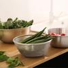 1Set Stainless Steel Drain Basin Basket with Scale Kitchen Basin Rice Washing Artifact Fruit Fruits Drainer Salad Basin