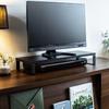 SANWA SUPPLY Minimalist Monitor Riser Desk Organizer