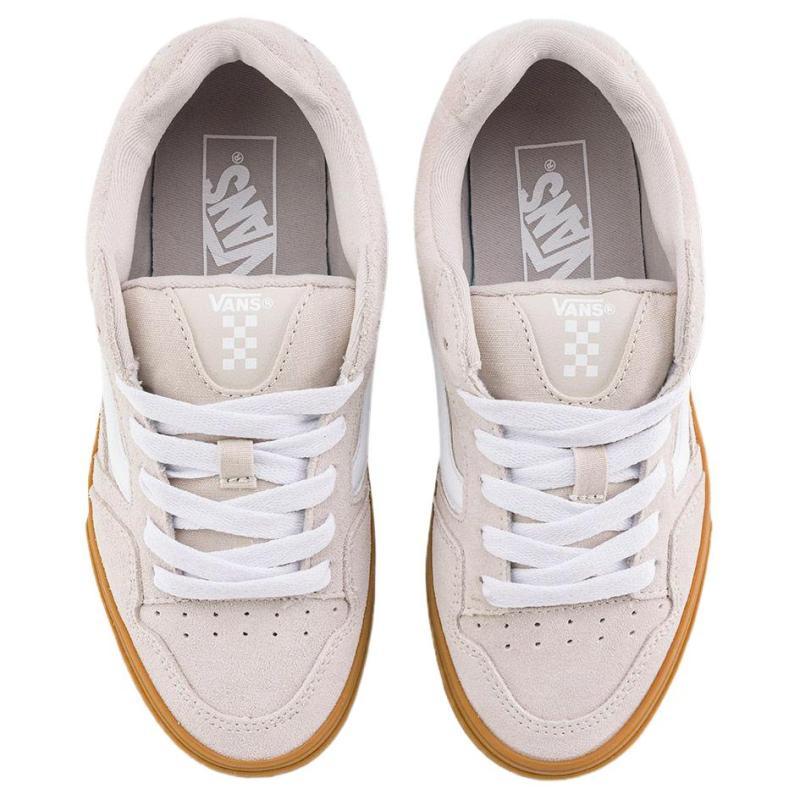 Vans Caldrone Low top Skateboard Shoes Women's Light Pink White Sneakers VN0007P9EN9