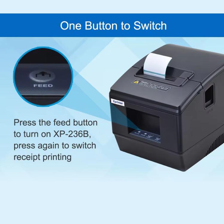Xprinter XP-236B 48mm Computerversion Thermischer Barcode-Etikettendrucker