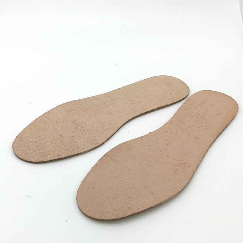 Sweat Cow Leather Insole Thickened Durable Health Pad Man Cowskin Insoles For Shoes 2-3mm