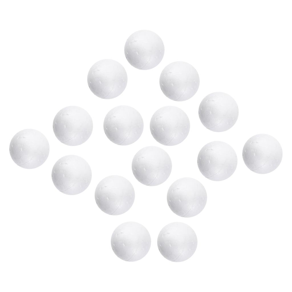 Solid Foam Balls Polystyrene White Craft Spheres for DIY Wedding Decor Party Christmas Ornaments Lightweight Round Modeling Ball