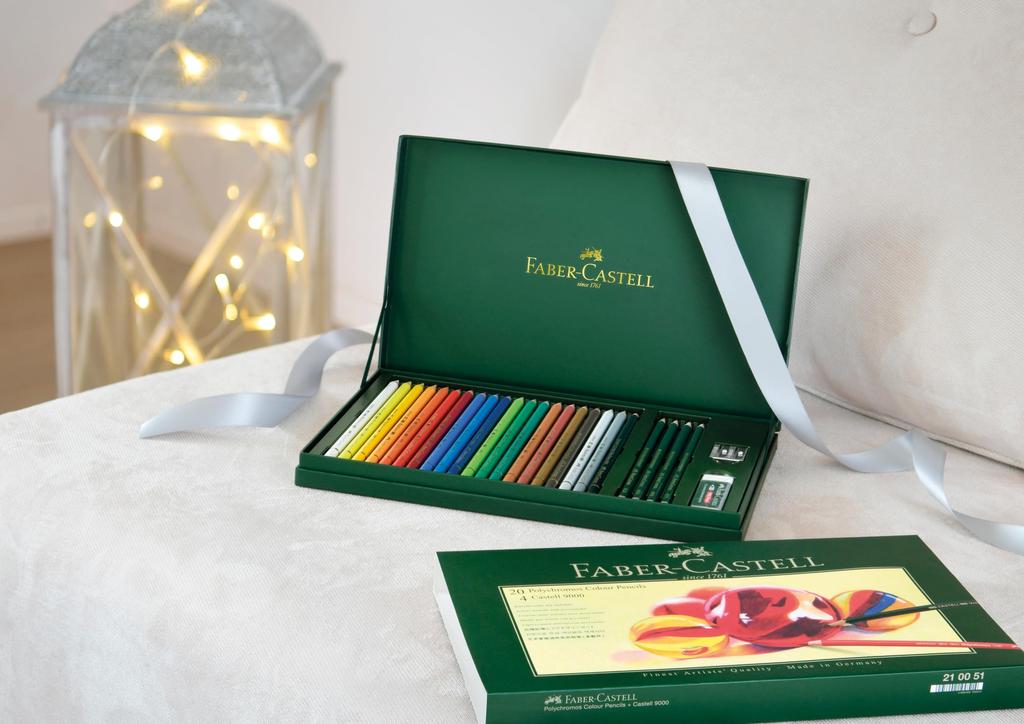 Polychromos Colored Pencils Accessory Gift Set 210051 Japanese Faber-Castell 20-Color Set, [Genuine Product]