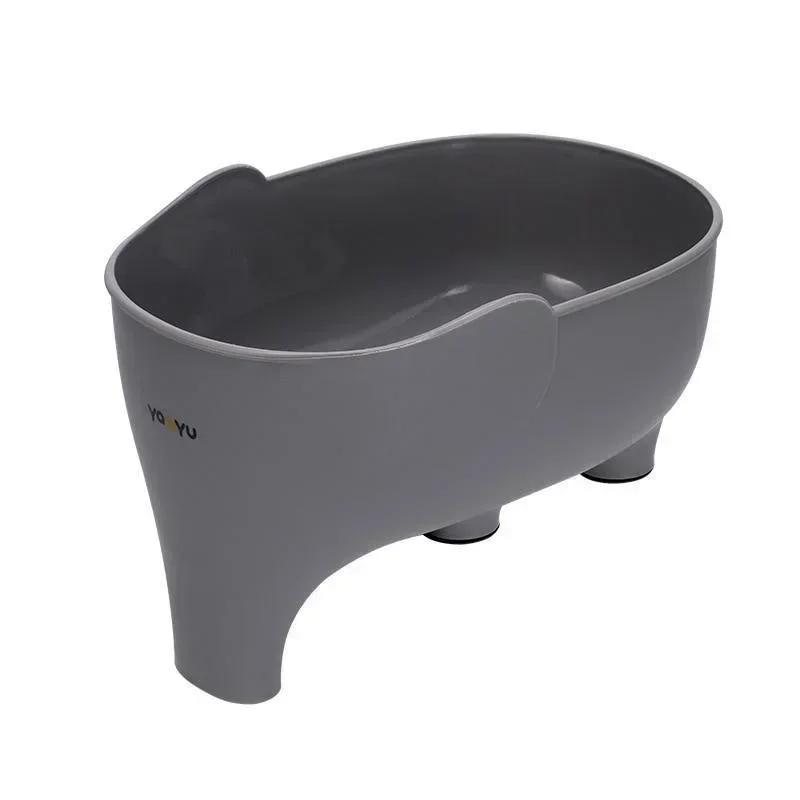 Elephant Drain Baskets Multi-purpose Kitchen Storage Drains Basket Household Fruit and Vegetable Basket Plastic DrainBaskets